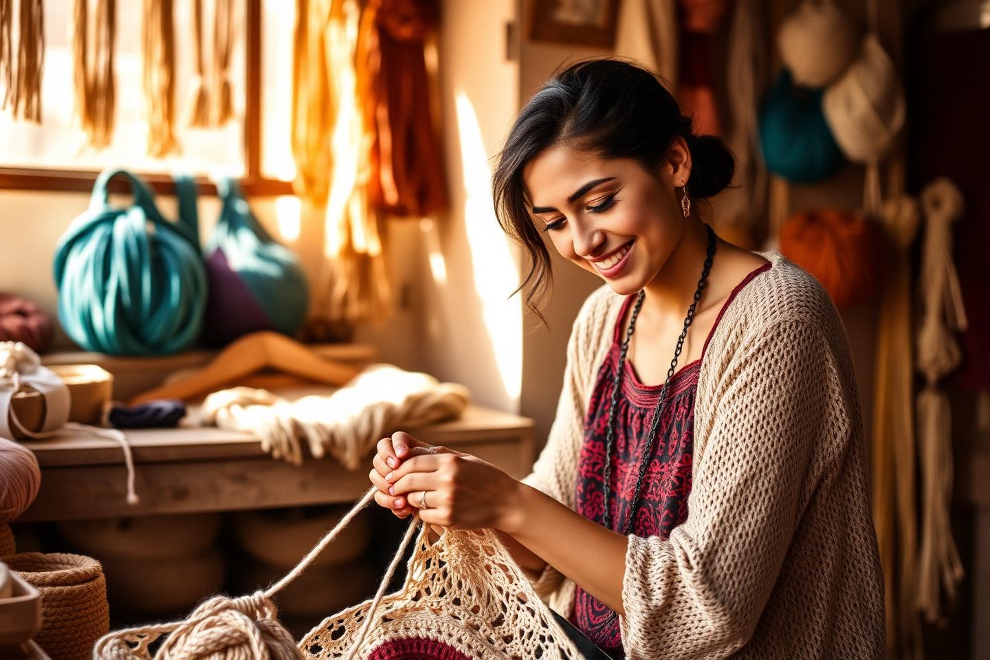Un atelier Magic Crochet en session